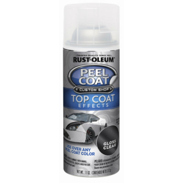 Rust-Oleum® 297343 Peel Coat® Top Coat Effects Spray Paint, Gloss Clear, 11 Oz