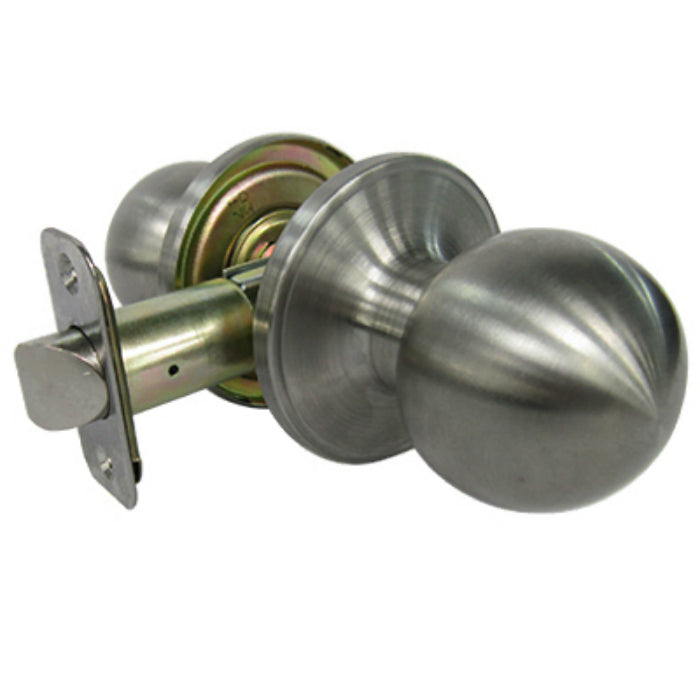 Taiwan Fu Hsing T3630B Ball Knob Style Passage Lockset, Stainless Steel