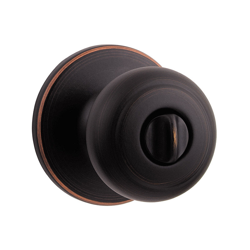 Kwikset® 93001-868 Security Privacy/Bed/Bath Lockset, Venetian Bronze