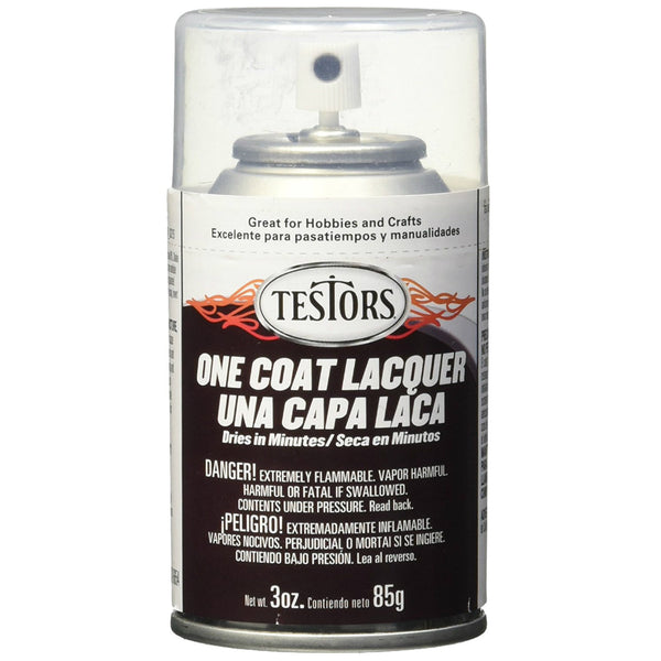 Testors® 1834MT One Coat Wet Look Diamond Dust Lacquer Sprays, Clear, 3 Oz