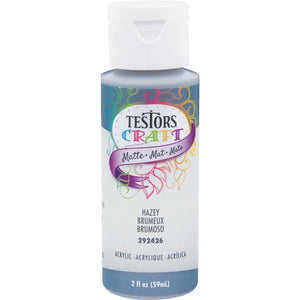 Testors® 292426A Matte Acrylic Craft Paint, Hazy, 2 Oz