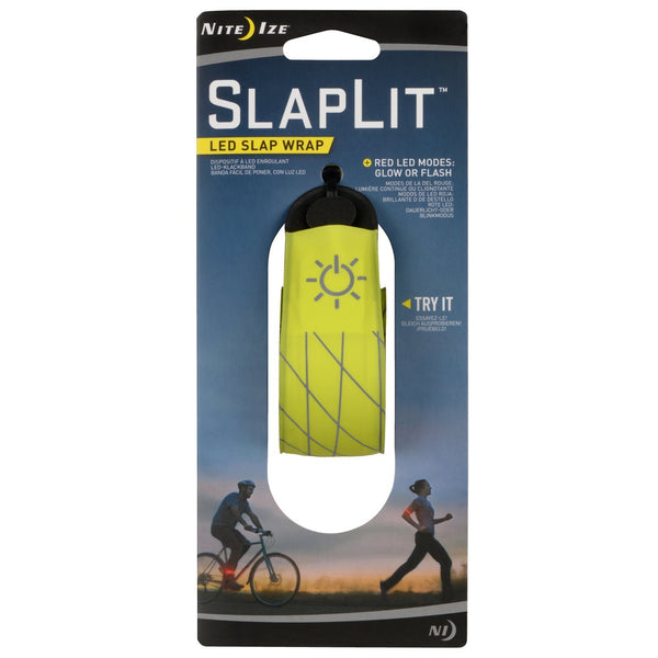 Nite Ize SLP2-33-R3 SlapLit LED Slap Wrap Band, Neon Yellow
