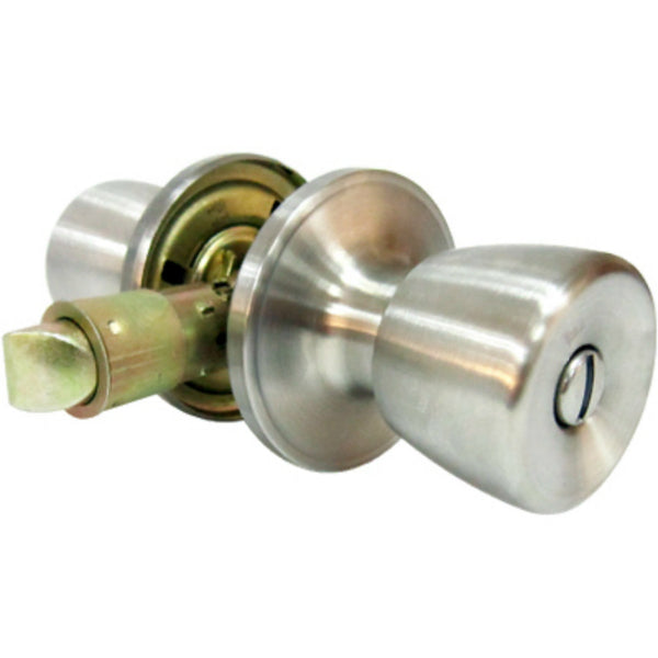 Taiwan Fu Hsing TS610B-MH Mobile Home Privacy Lockset, Stainless Steel