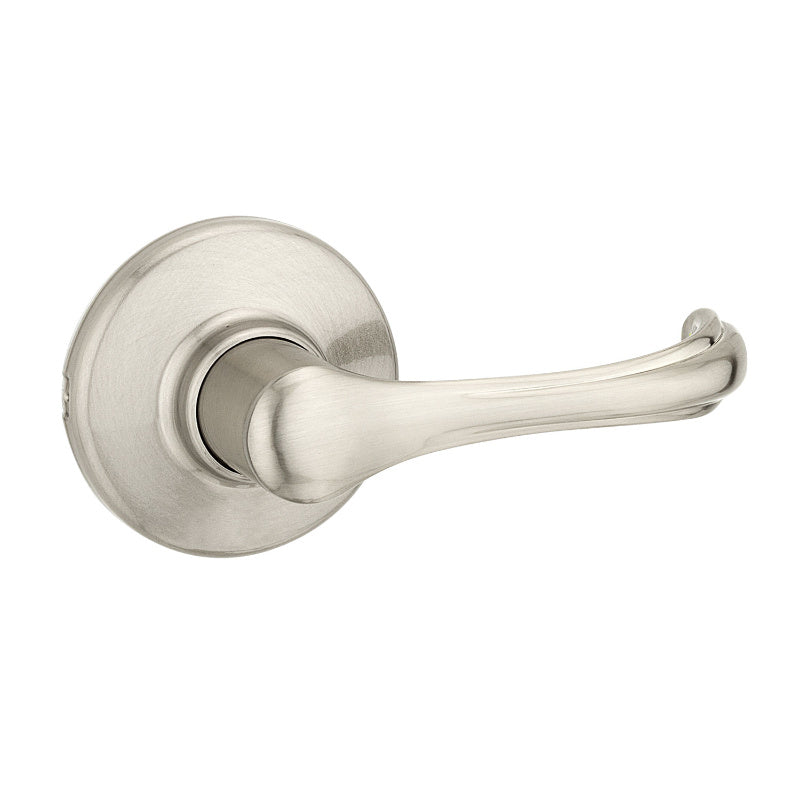 Kwikset® 92001-524 Security Dorian Passage/Hall/Closet Lever, Satin Nickel