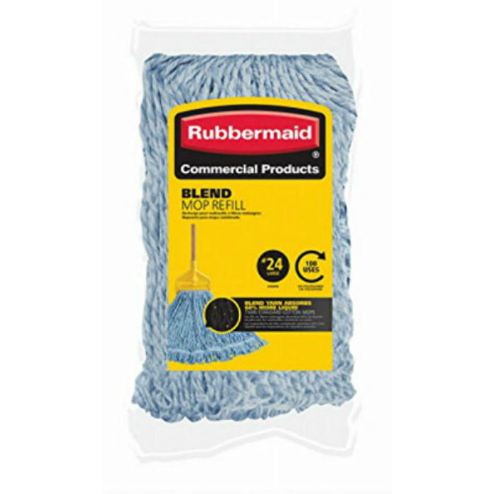 Rubbermaid® FGD21528BL00 Blended Mop Refill, #24