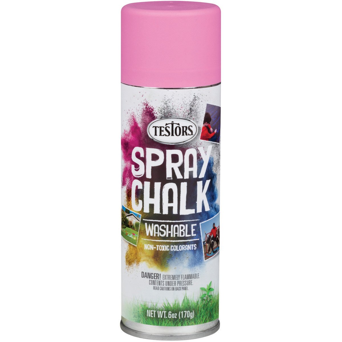 Testors® 307588 Matte Washable Spray Chalk Paint, Pink, 6 Oz