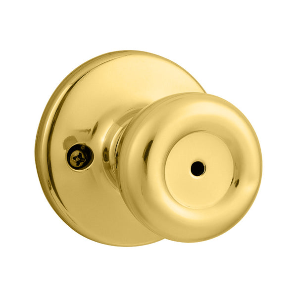 Kwikset® 93001-870 Security Tylo Privacy/Bed/Bath Lockset, Polished Brass