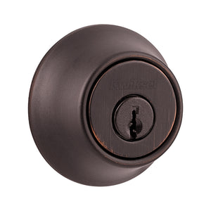 Kwikset® 96600-673 Security Single Cylinder Deadbolt, Venetian Bronze