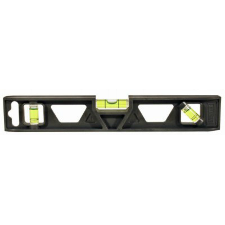 Master Mechanic 218089 Structo-Cast Torpedo Level with 3 Vials, 9"
