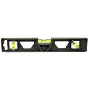 Master Mechanic 218089 Structo-Cast Torpedo Level with 3 Vials, 9"