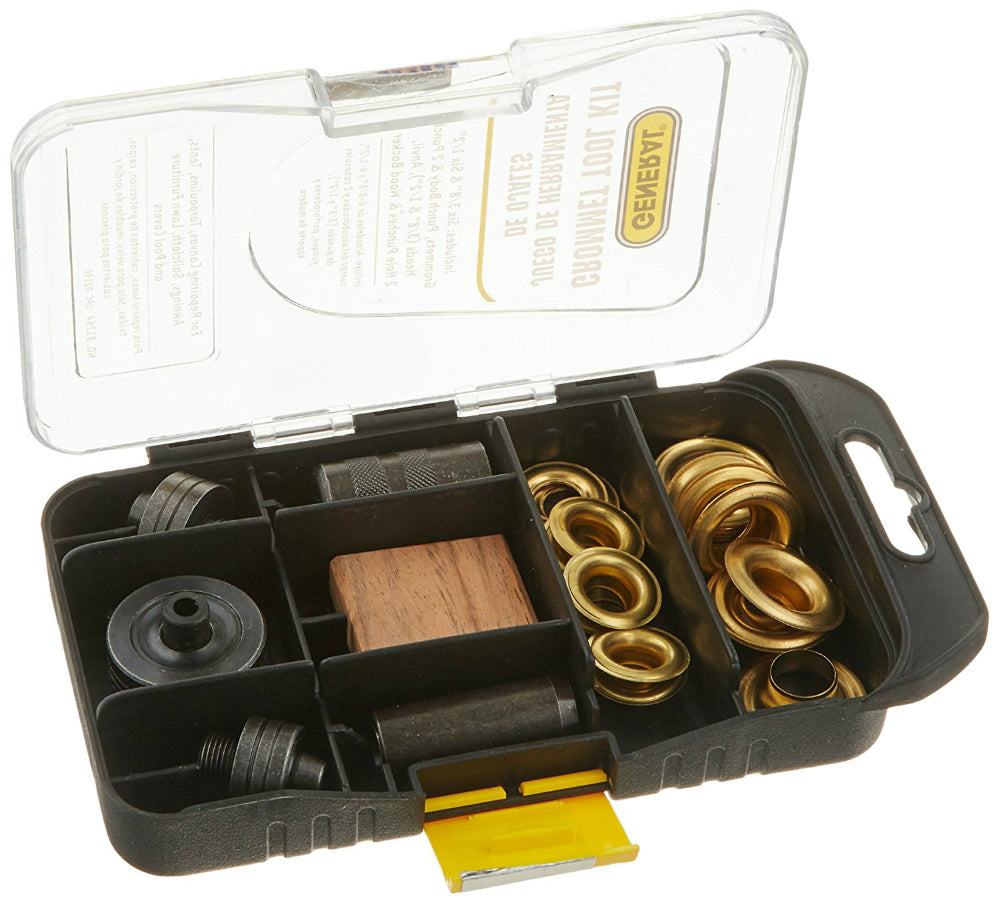 General Tools® 81264 Multi-Size Grommet Kit with 1/2" & 3/8" Grommets