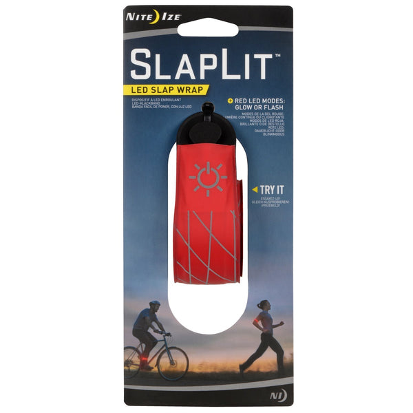 Nite Ize SLP2-10-R3 SlapLit LED Slap Wrap Band, Red