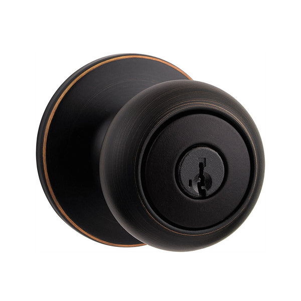 Kwikset 94002-823 Security Cove Entry Lockset, Venetian Bronze