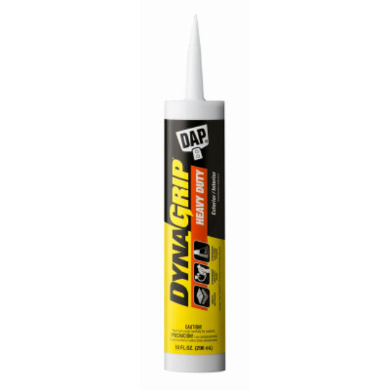 DAP 27509 DynaGrip Heavy Duty Construction Adhesive, Off White, 10 Oz