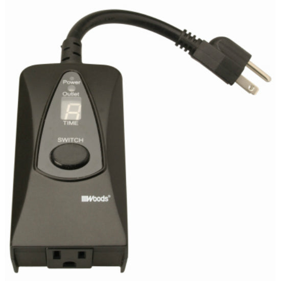 Woods® 50013 Outdoor 24-Hour Digital Light Sensor Timer