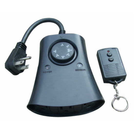 Woods 59746 Outdoor 24 Hour Photoelectric Timer with Wireless Remote Control