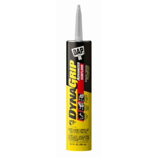 DAP® 27516 DynaGrip® Advanced Subfloor Construction Adhesive, Light Tan, 10.3 Oz