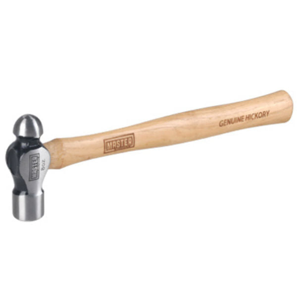 Master Mechanic 216640 Ball Pein Hammer, 8 Oz, Wood Handle