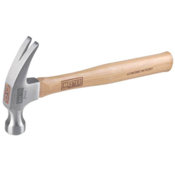 Master Mechanic 216629 Straight Claw Hammer with Hickory Handle, 20 Oz