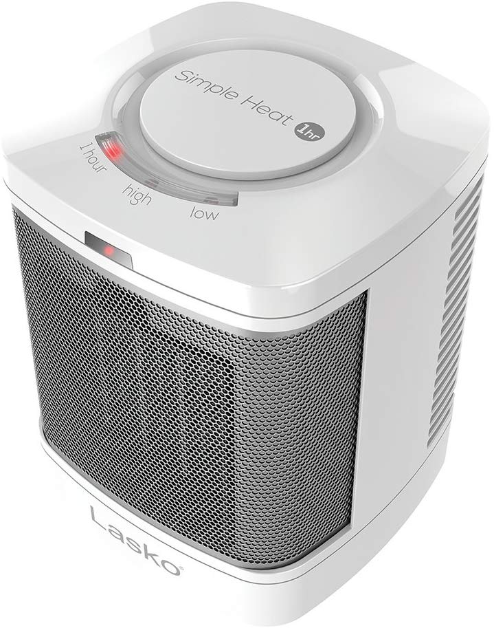 Lasko CD08200 Simple Touch Ceramic Bathroom Heater w/2-Steady On Settings, 1500W