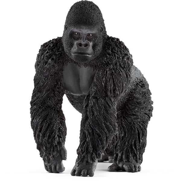 Schleich® 14770 Male Gorilla Toy Figure, Black, For Ages 3+