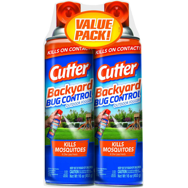 Cutter® HG-65704 Backyard™ Bug Control Outdoor Fogger, 16 Oz, 2-Pack