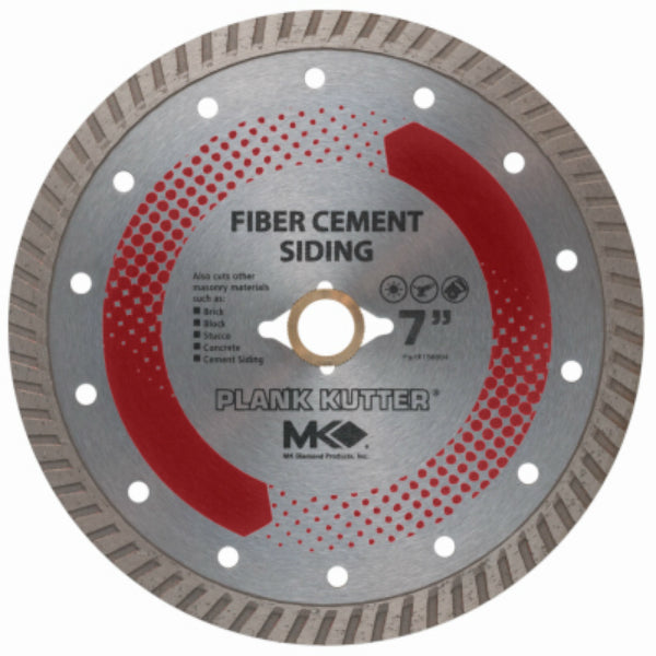 MK Diamond® 156994 Plank Kutter® Fiber Cement Siding Dry-Cut Diamond Blade, 7"