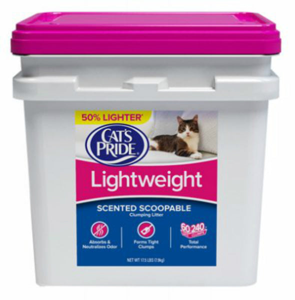 Cat's Pride® C01917-C64 Lightweight Scoopable Scented Clumping Litter, 17.5 Lbs