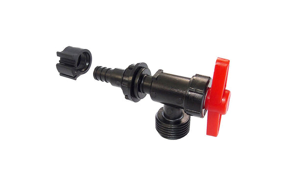 PEXLock™ 30895 PEX Washing Machine Valve, Black/Red, 1/2" x 3/4" MGH
