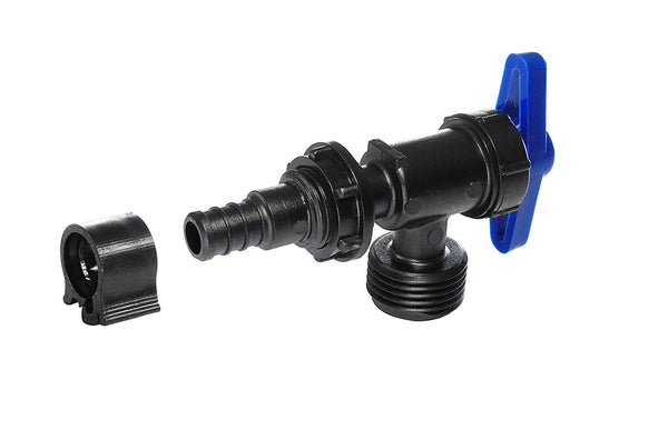 PEXLock 30887 PEX Washing Machine Valve, Black/Blue, 1/2" x 3/4" MGH