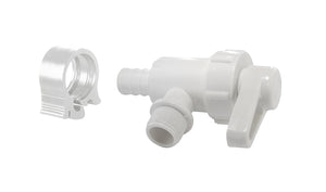 PEXLock™ 30893 PEX 1/4-Turn Angle Stop Valve, 1/2" x 3/8" Compression