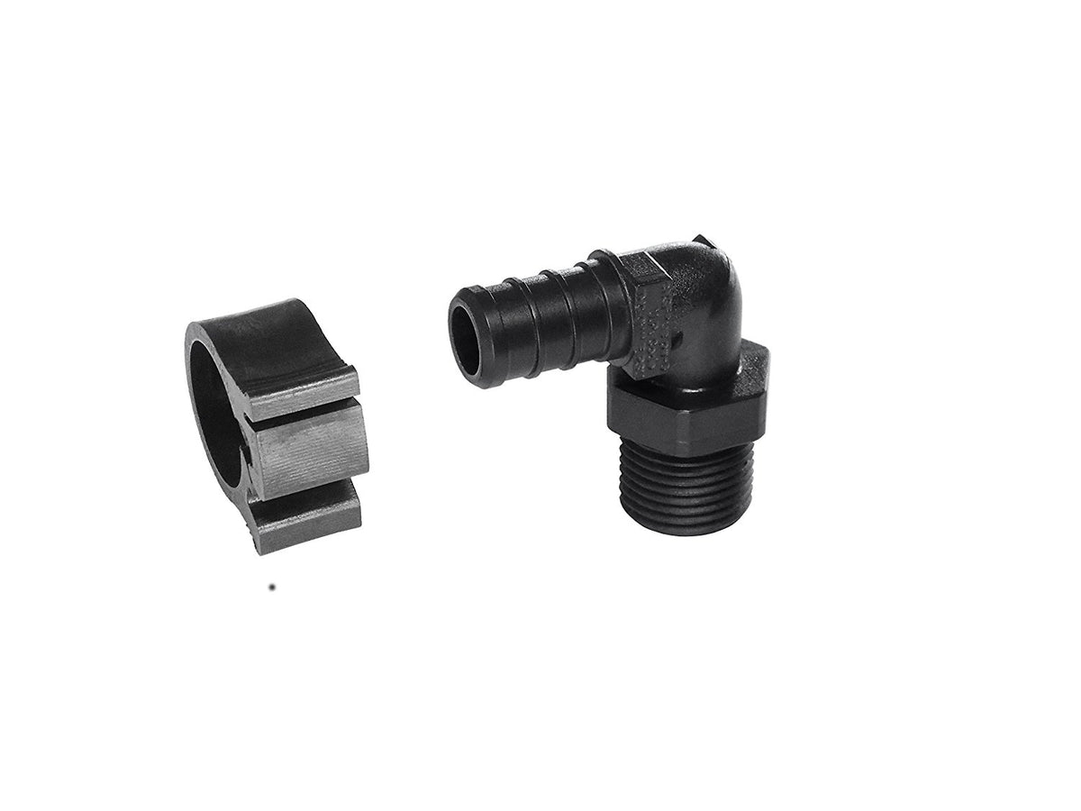 PEXLock™ 30810 PEX Male Elbow, 1/2" x 3/8" MPT