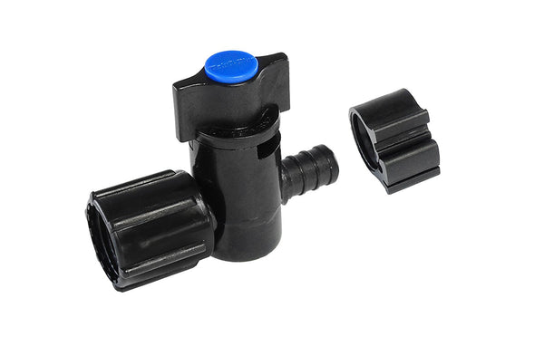 PEXLock™ 30890 Straight Stop Valve, Black/Blue, 1/2" x 1/2" FPT SWV