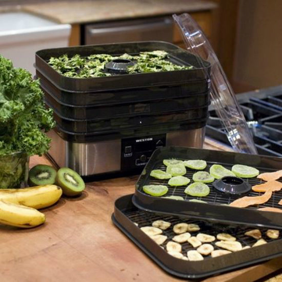 Weston 75-0401-W Digital Food Dehydrator, 6 Tray, 120-Volt