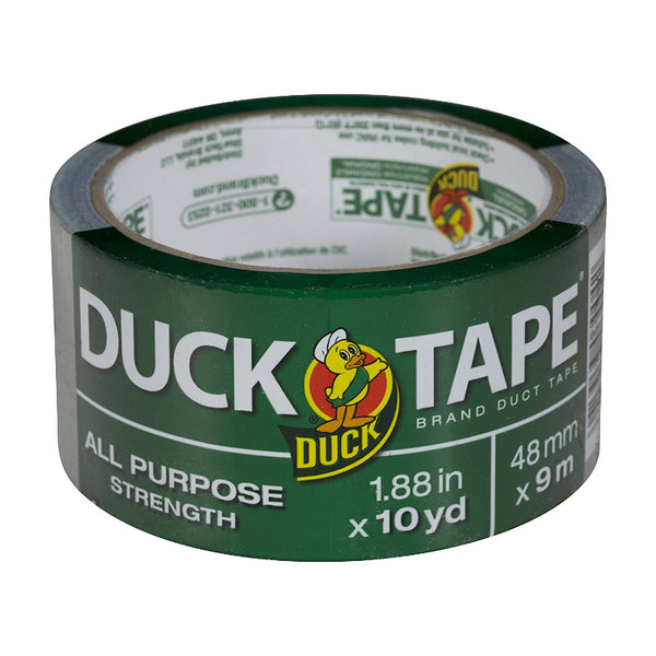 Duck® 761288 All Purpose Strength Duct Tape, Silver, 1.88" x 10 Yd