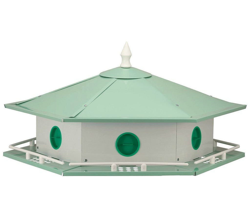 Heath® AH-6D Deluxe Aluminum Purple Martin House with Door Stops, 6-Room