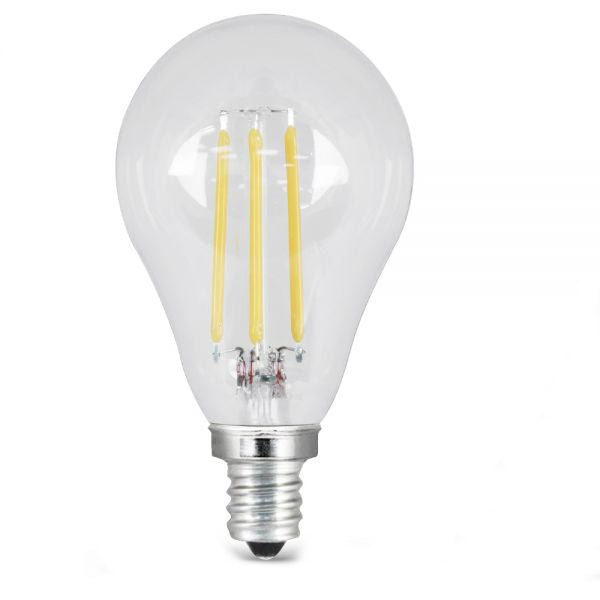 Feit Electric BPA1540C/827/LED/2 LED Dimmable A15 Filament Bulb,4.5W, 120V, 2-Pk