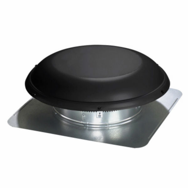 Air Vent® 97692 Airhawk B-144 Galvanized Metal Dome Round Static Vent, Black, 14"