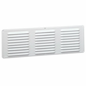 Air Vent® 84215 Heavy-Duty Aluminum Undereave Vent, White, 16" x 6"