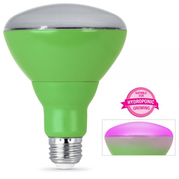 Feit Electric® BR30/GROW/LEDG2 LED Plant Grow Light, BR30, 9W