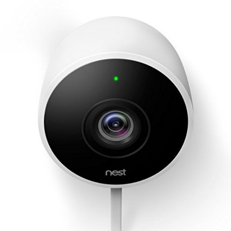Nest Cam NC2100ES Outdoor Security Camera, White, Up to 1080 Pixel