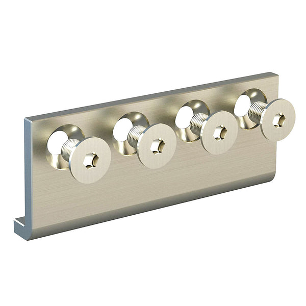 National Hardware N187-003 Sliding Door Hardware Connecting Adaptor,Satin Nickel