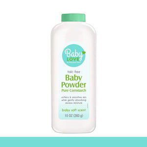 Personal Care 92494-9 Baby Love Talc Free Baby Powder w/ Pure Cornstarch, 10 Oz