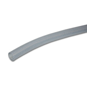 Abbott Rubber T12005008 Clear Braided PVC Vinyl Tubing, 1-1/2" ID x 2" OD x 50'