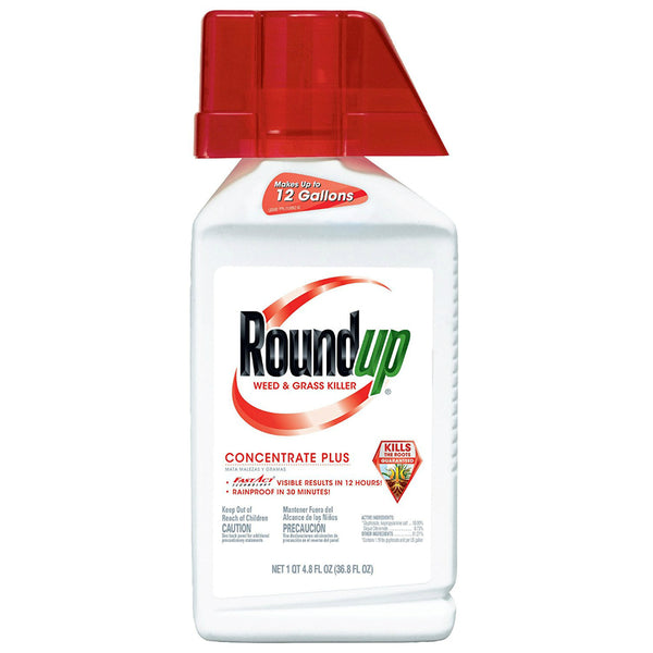 Roundup® 5100610 Weed & Grass Killer Concentrate Plus, 36.8 Oz