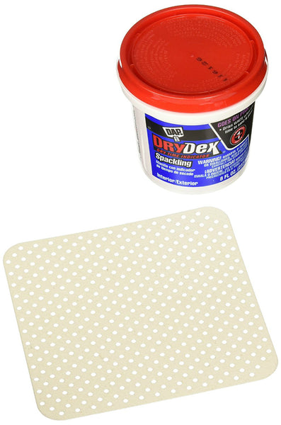 Dap® 12345 Wall Repair Patch Kit with DryDex Spackling, White