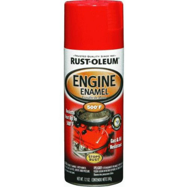 Rust-Oleum® 248948 Automotive Engine Enamel, Ford Red, 12 Oz