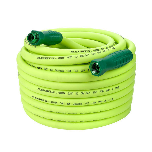 Flexzilla® HFZG5100YWS SwivelGrip™ Lightweight Garden Hose, 5/8" ID x 100'