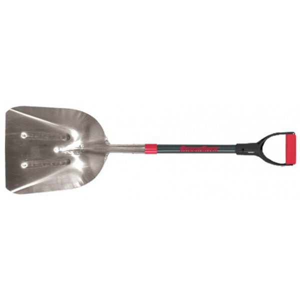 Razor-Back® 53129 Aluminum Scoop with D-Grip Fiberglass Handle, #12