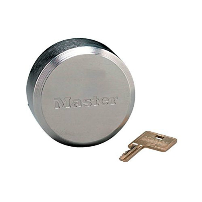 Master Lock® 6271 ProSeries® Hockey Puck Shackleless Lock, Chrome, 2-7/8"